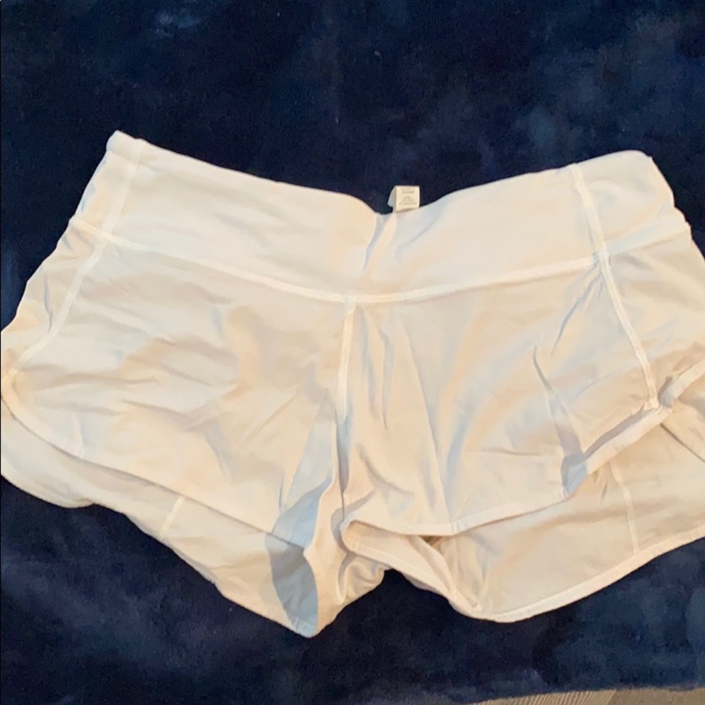 White lulu shorts